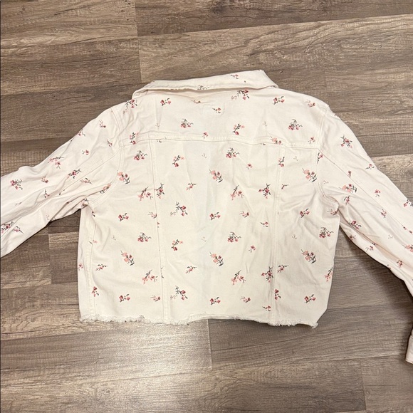 Arizona Jean Company XL Floral Cream Jacket - Picture 5 of 6